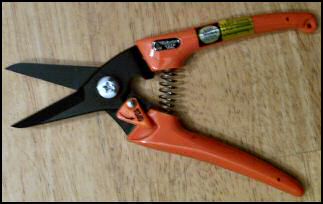 nail-trimming tool is actually a garden pruner